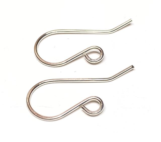 Long Blush Pearl Earrings with Sparkly Gems, Sterling Silver