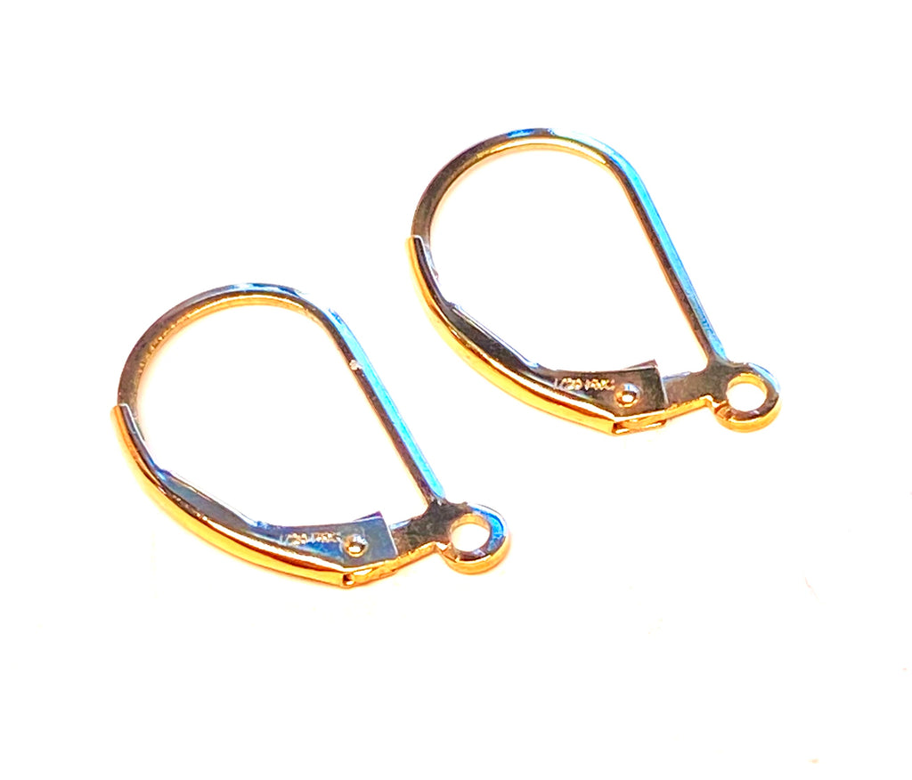 Golden Topaz and Natural Zircon Dangle Earrings Gold Fill 4