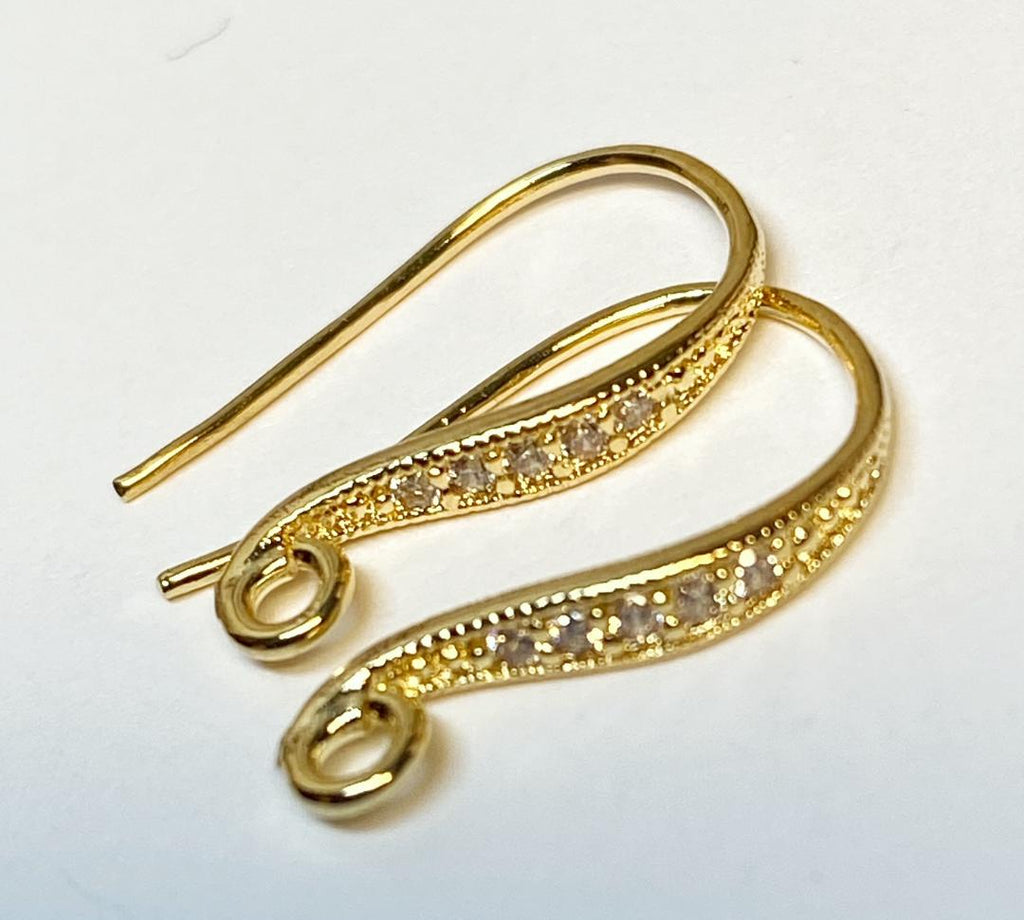 Citrine and Pond Slime Baroque Pearl Earrings Gold Fill