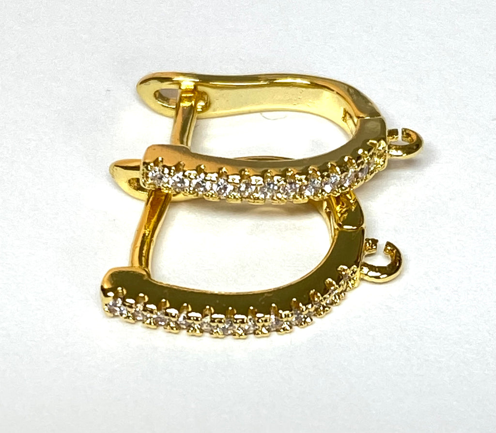 Statement Multi Gemstone Chandelier Earrings, Gold