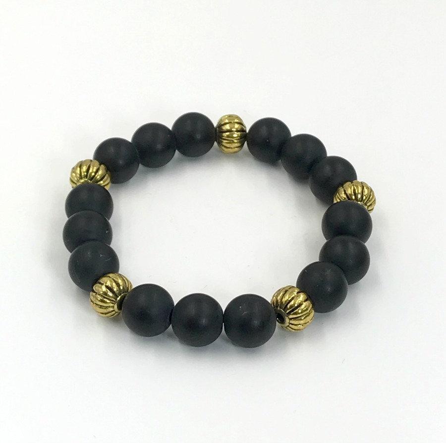 Stack Gold Stretch Beaded Layering Bracelets - doolittlejewelry