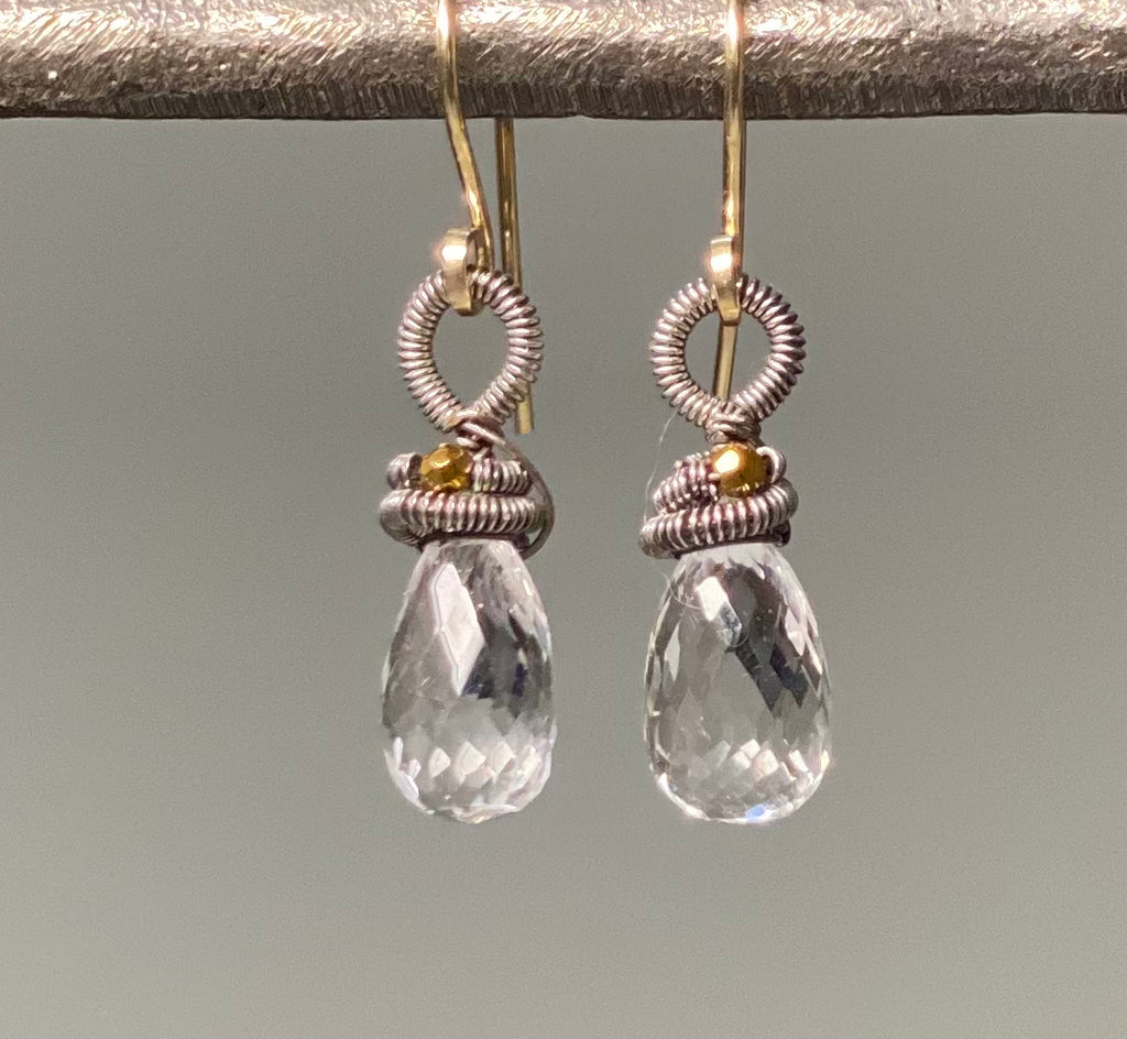 crystal quartz drops urban chic style